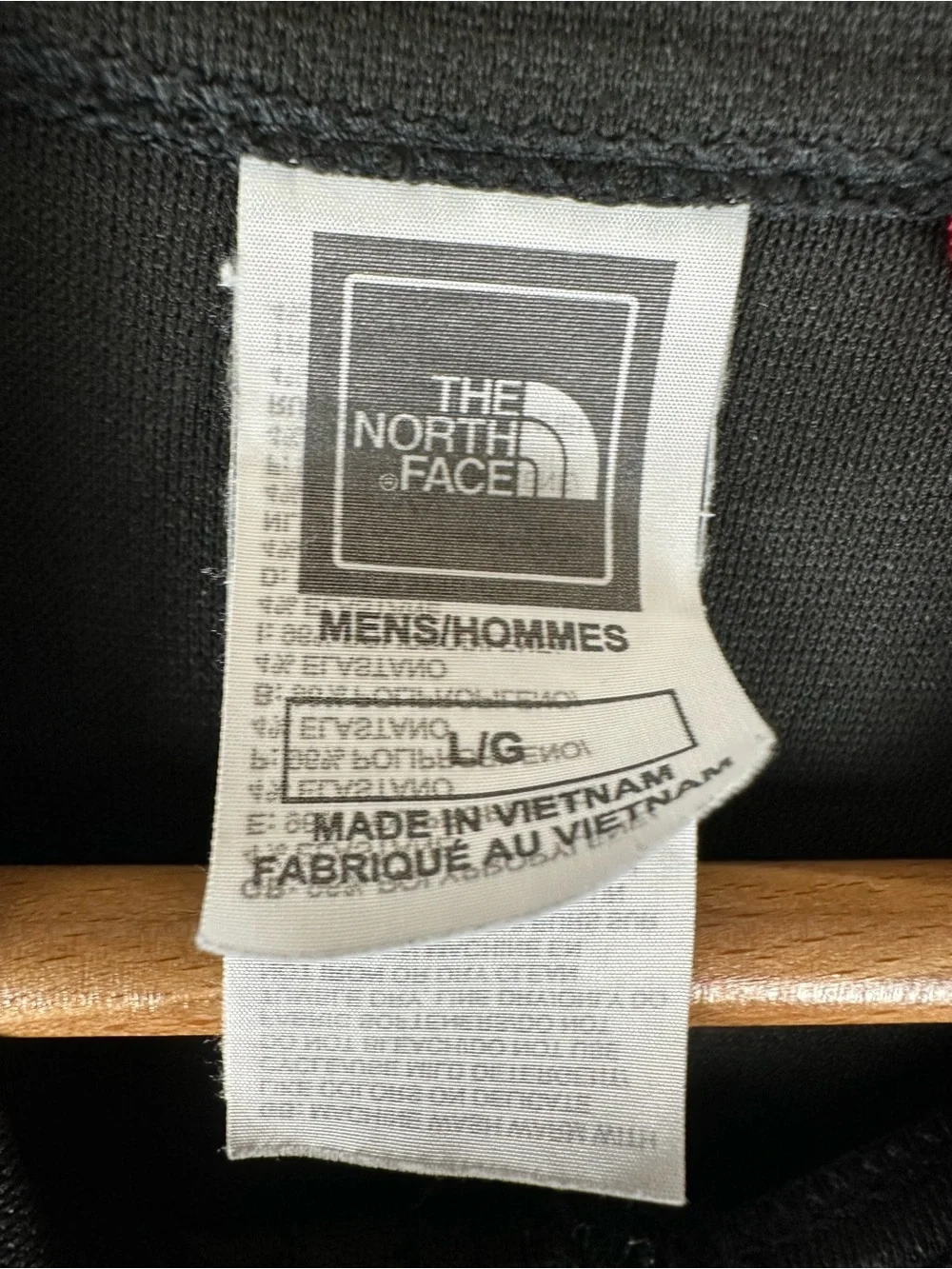 The North Face Quarter Zip Base Layer Black Men's Large